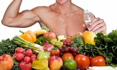 bungbuahan sareng sayuran kanggo potency lalaki